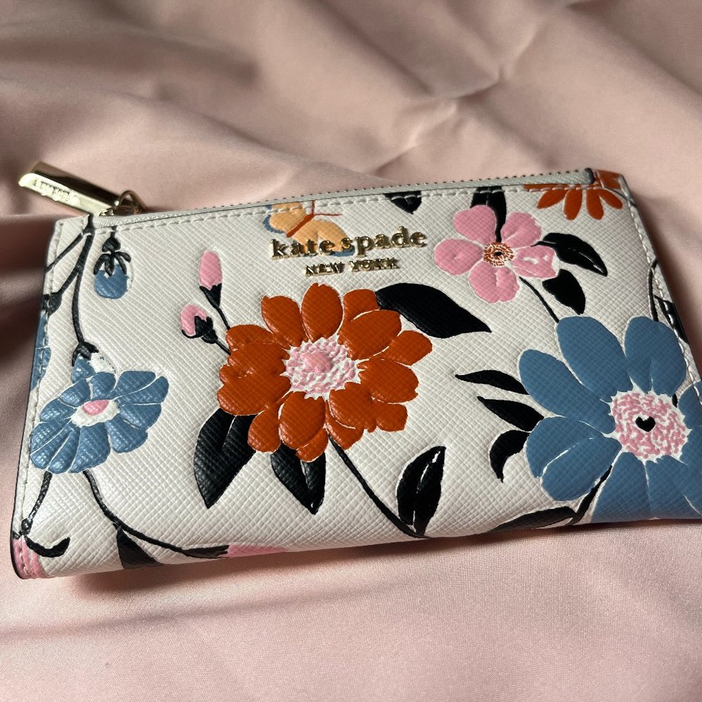 Kate Spade Floral Bifold Wallet